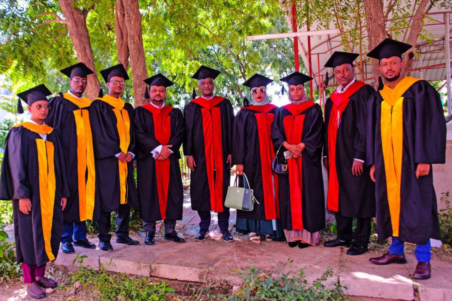 Ol-Bright Dire Dawa graduates in academic dress